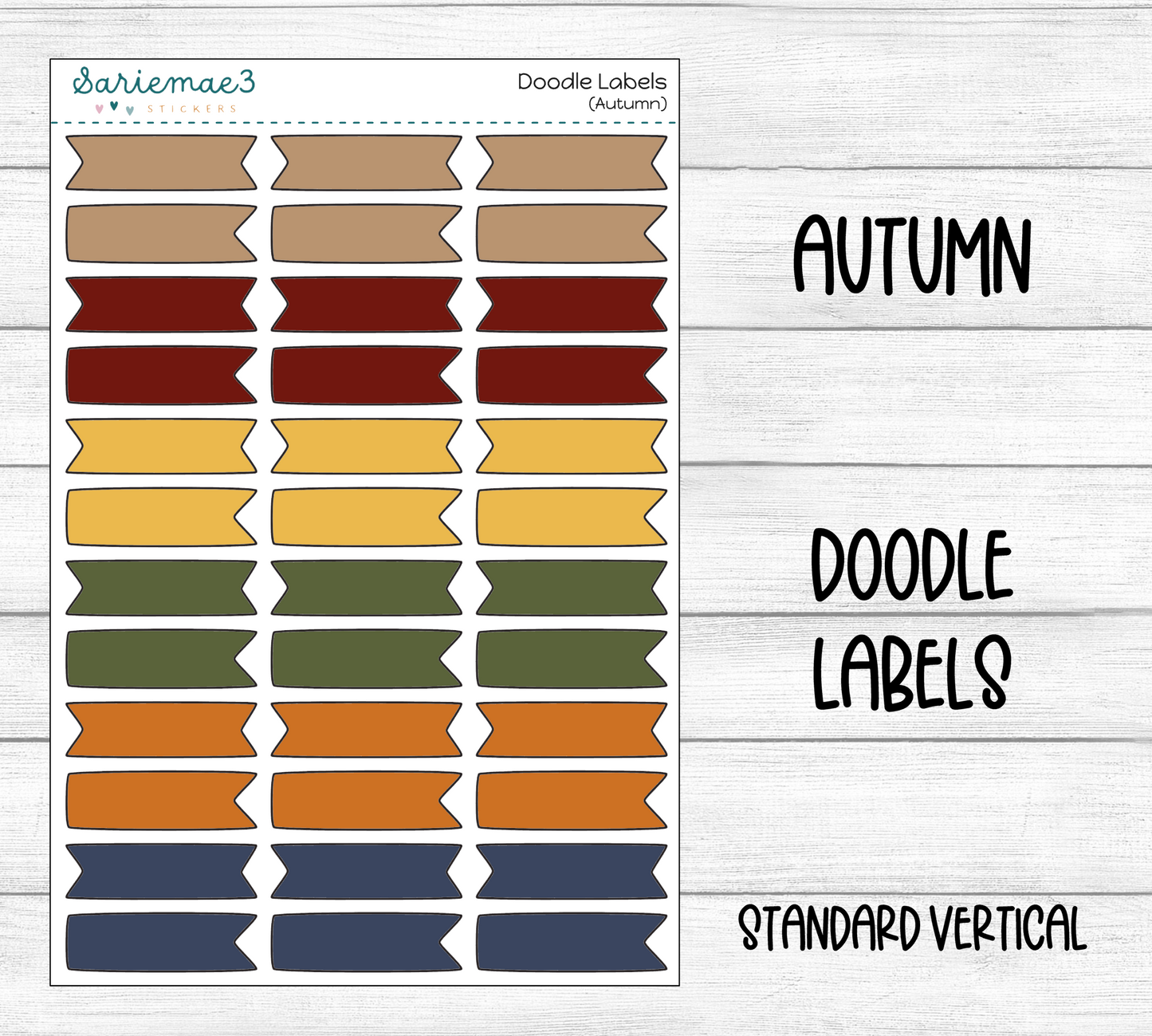 Doodle Labels (Autumn)