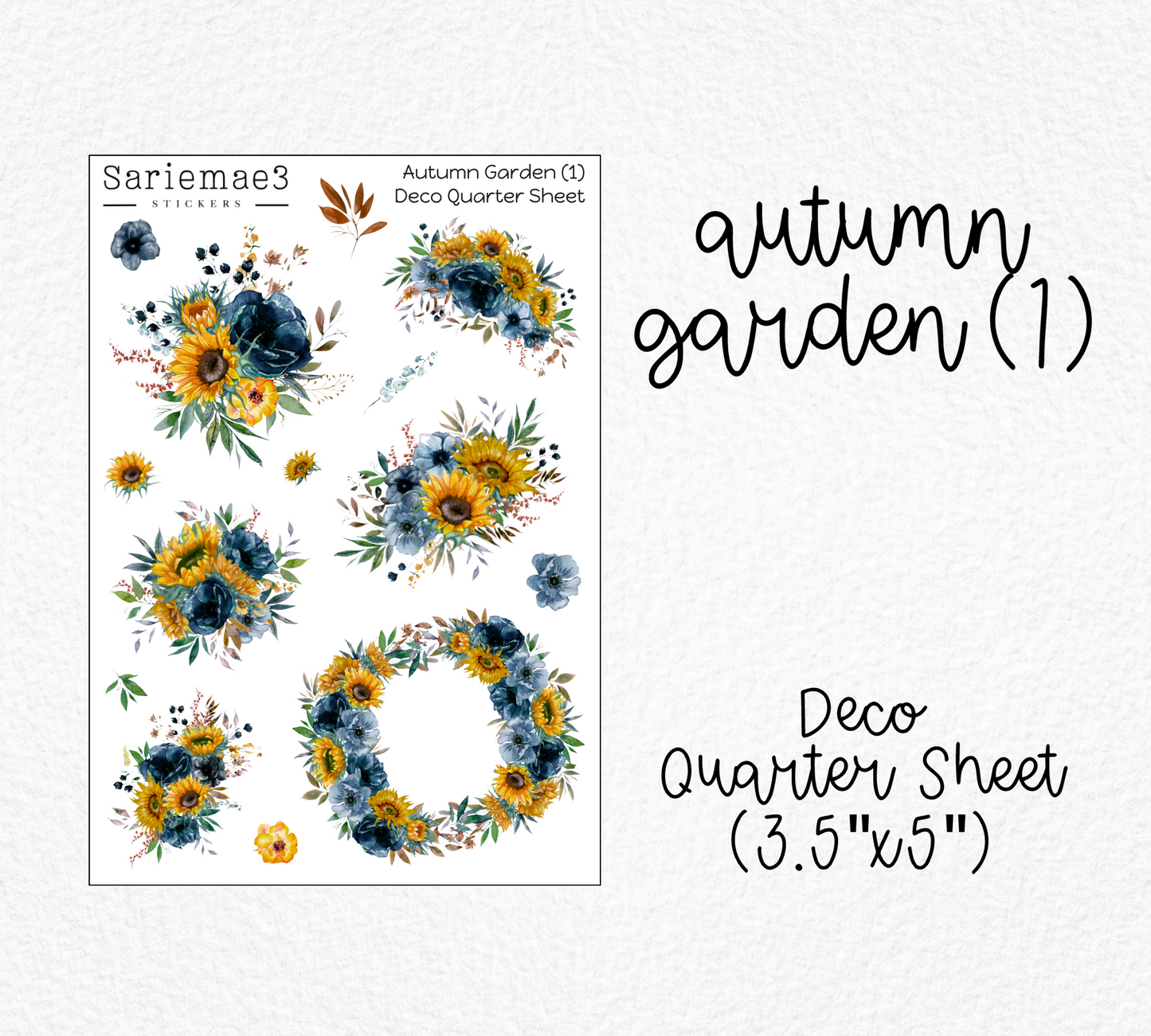 Autumn Garden (1) Deco Quarter Sheet