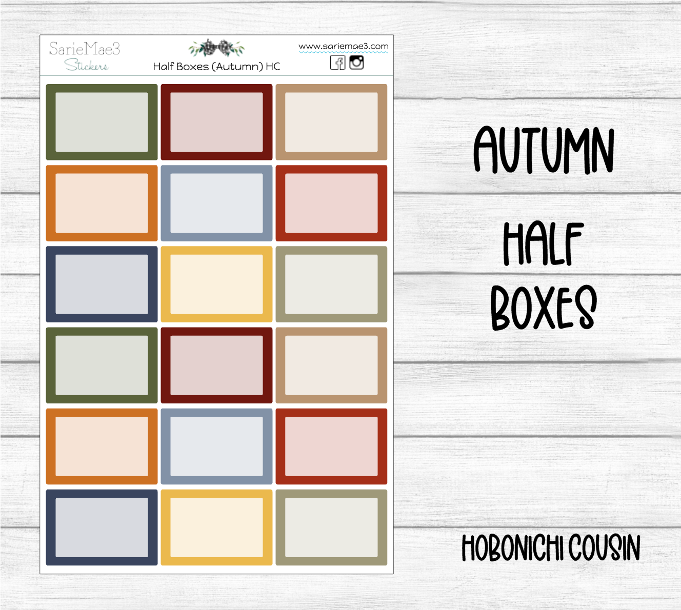 Half Boxes (Autumn) Hobo Cousin