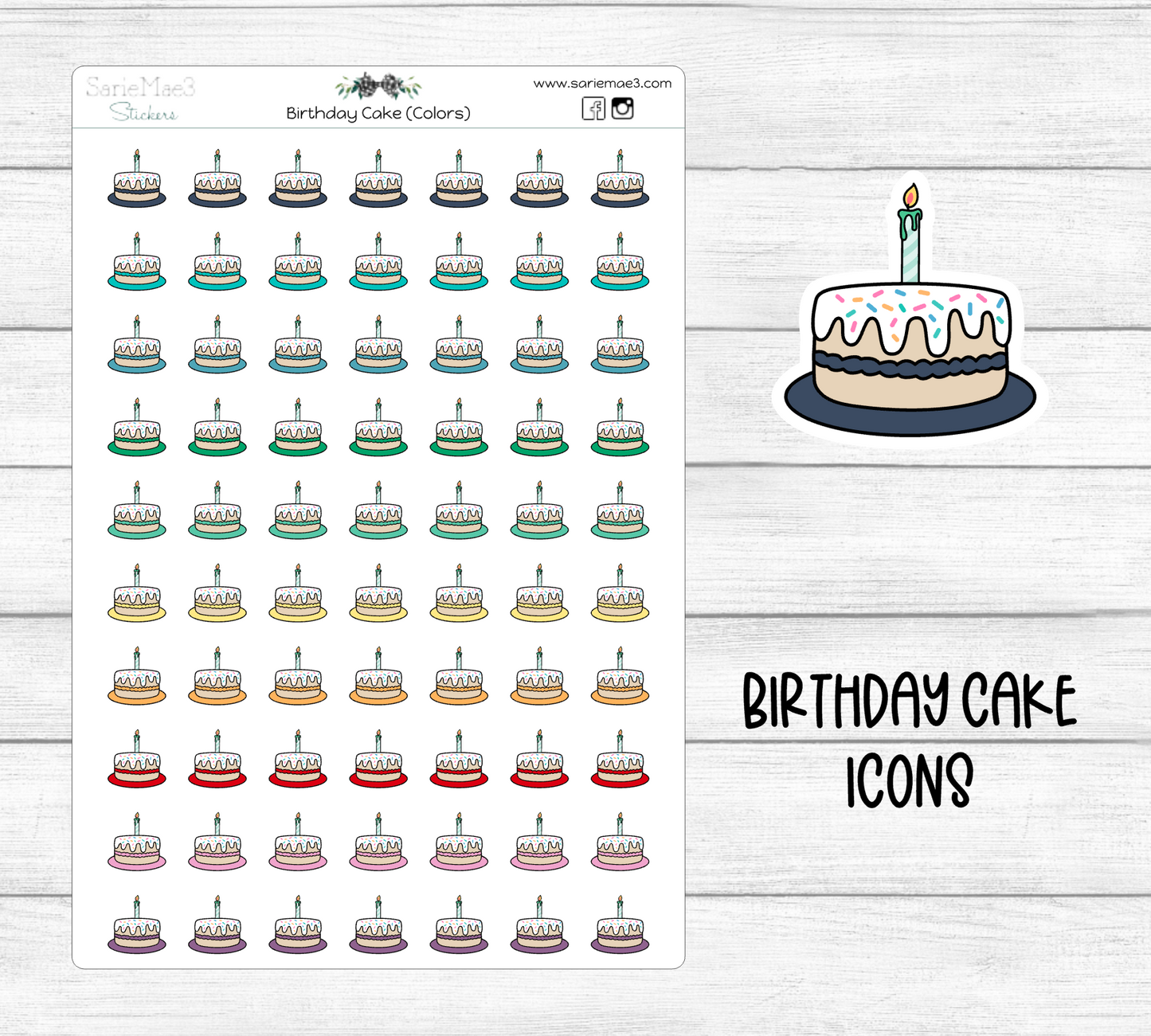 Birthday Cake Icons
