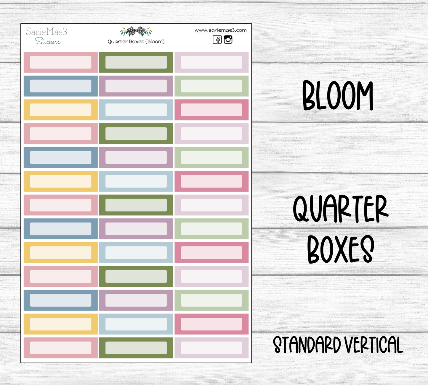 Quarter Boxes (Bloom)