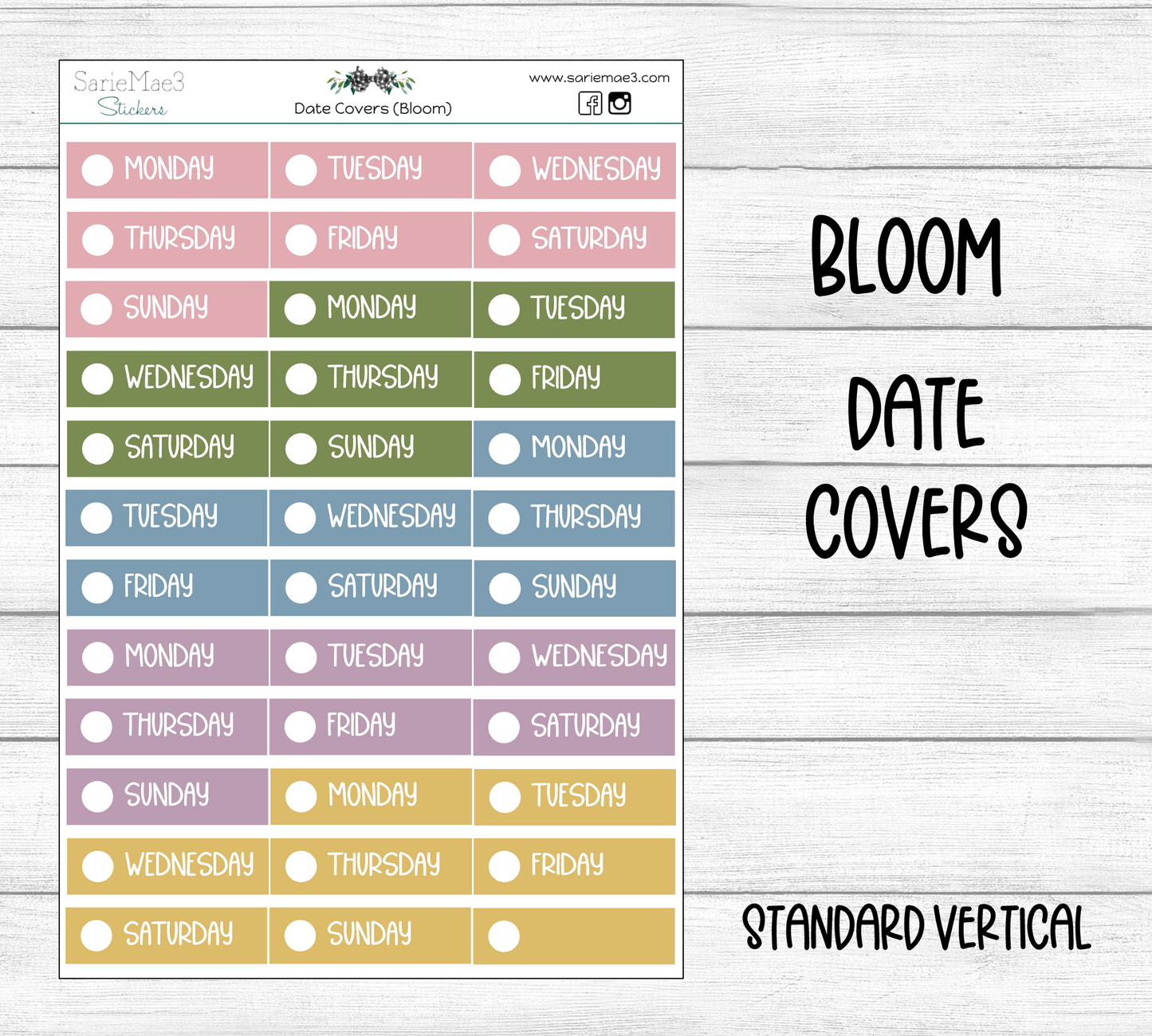Date Covers (Bloom)