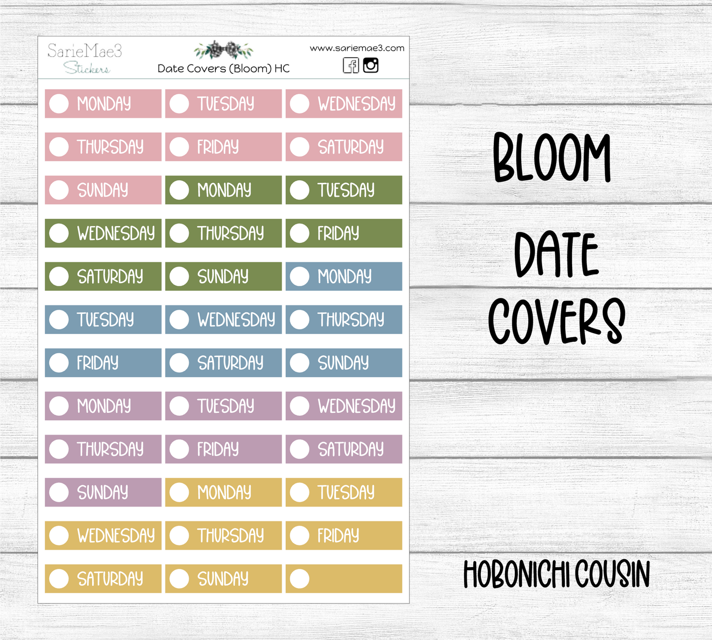 Date Covers (Bloom) Hobo Cousin