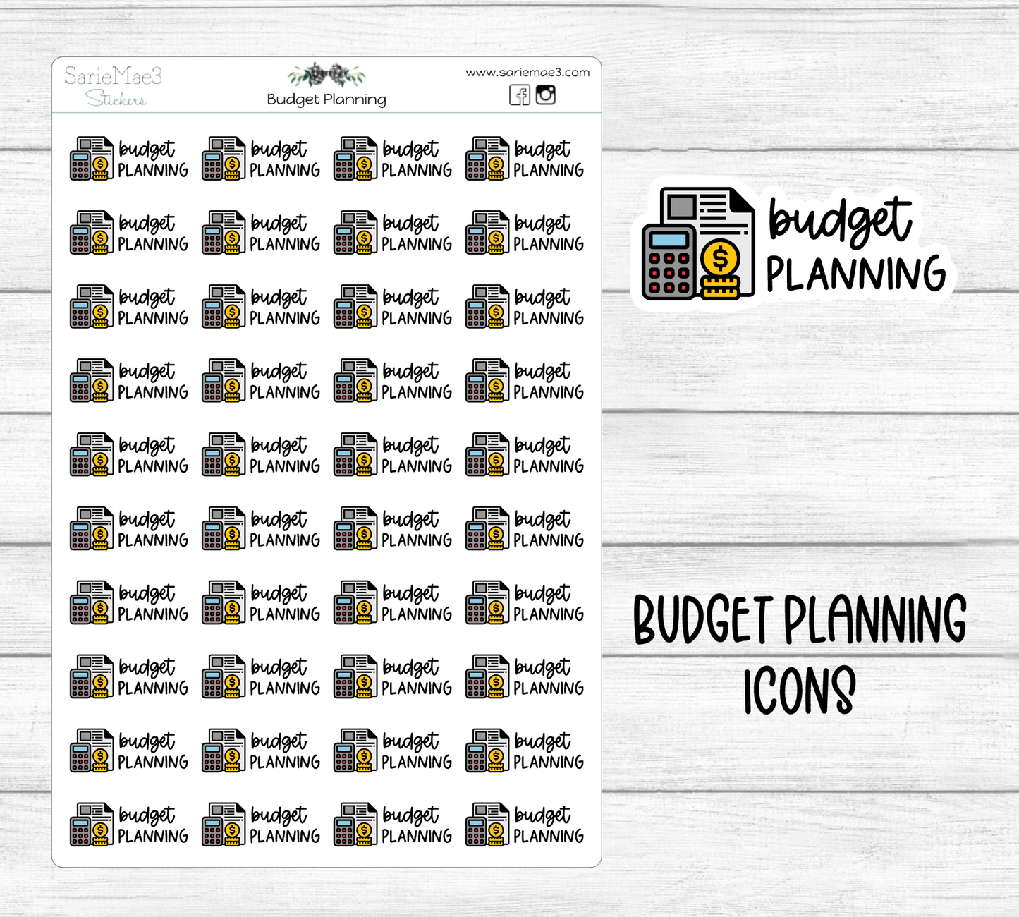 Budget Planning Icons