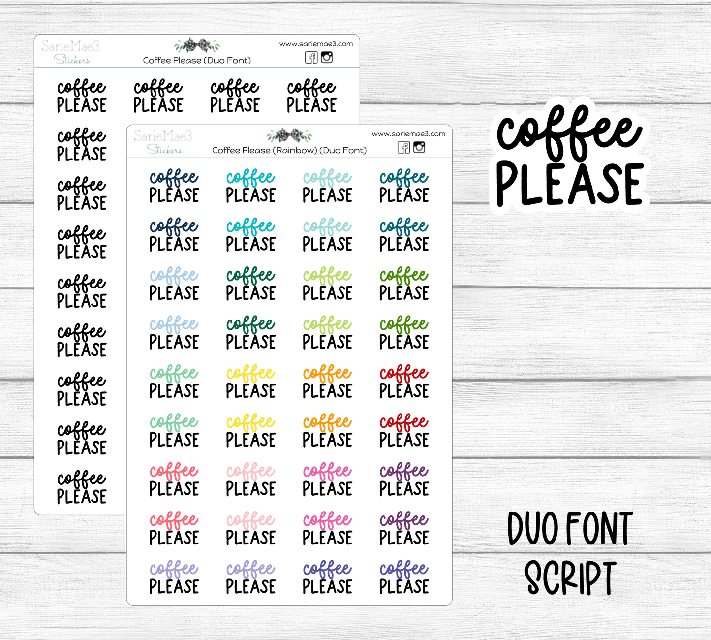 Coffee Please (Duo Font)