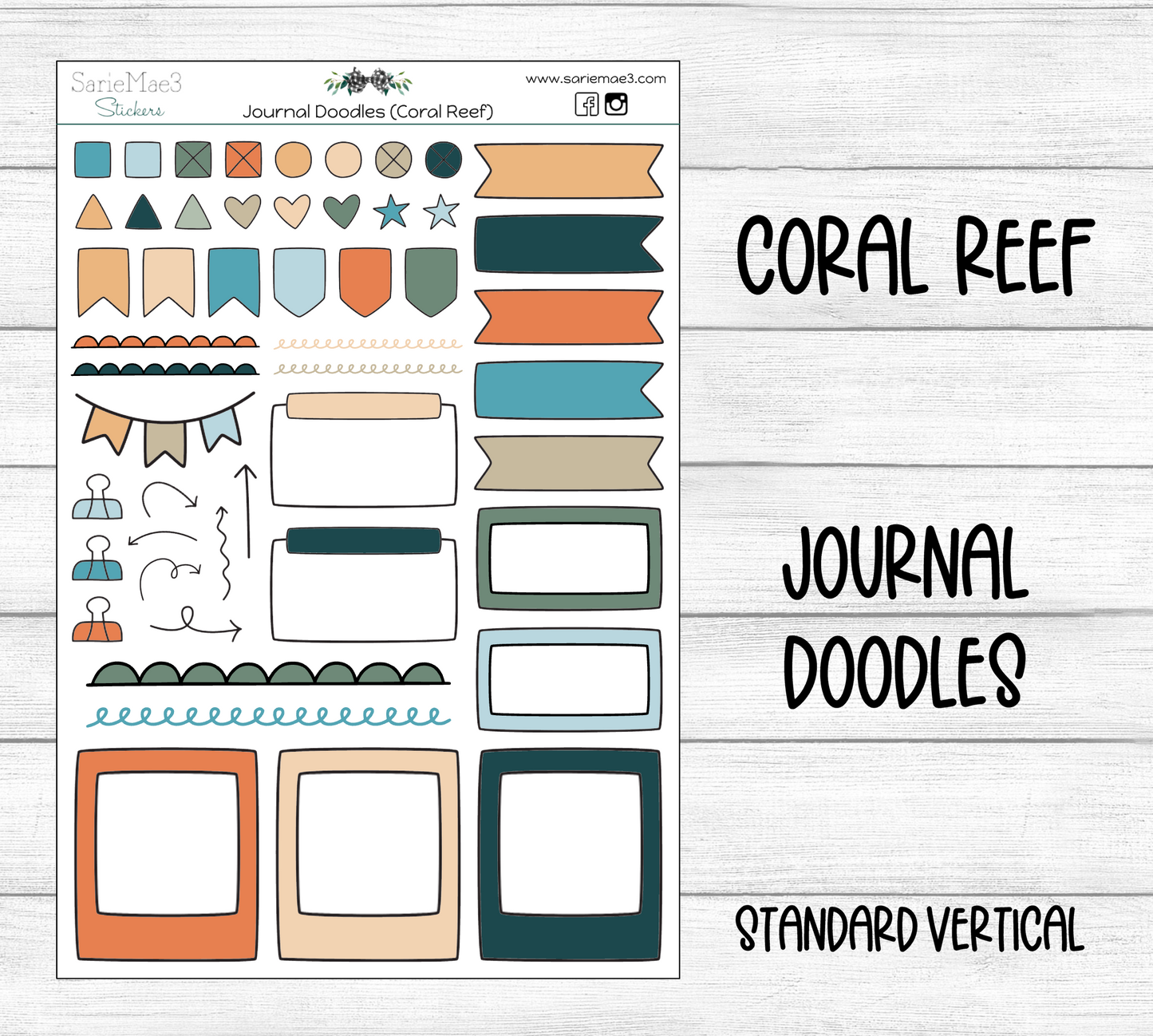 Journal Doodles (Coral Reef)