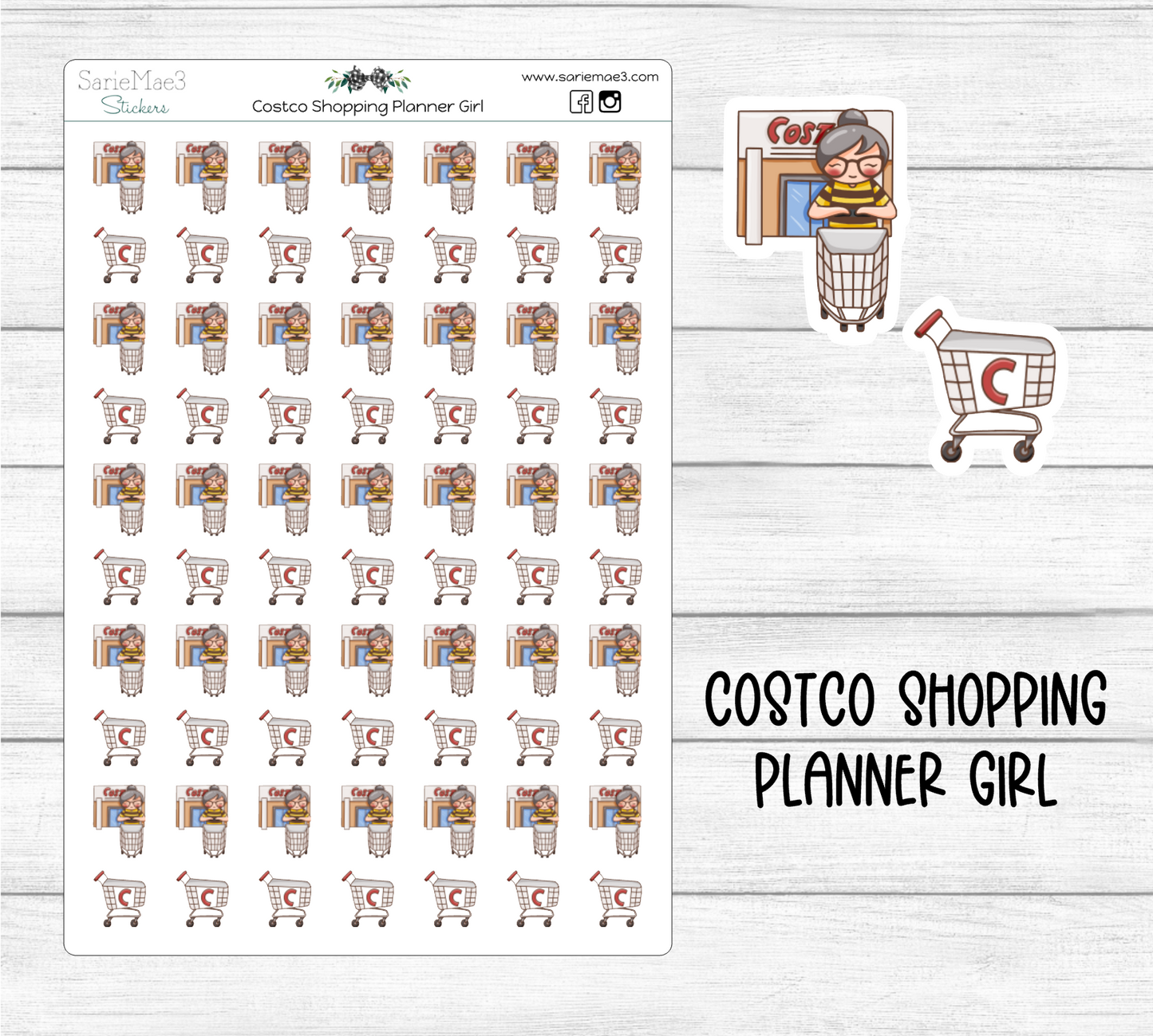 C*stco Shopping (Planner Girl)