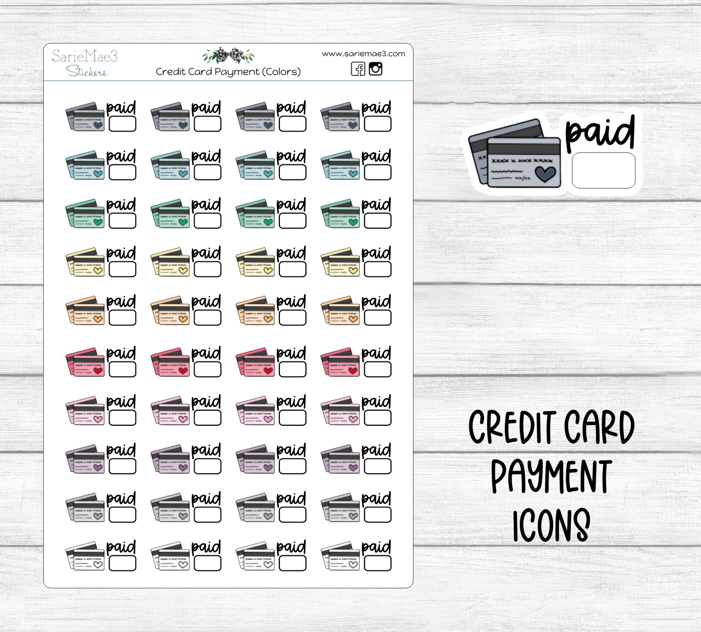 Credit Card Payment Icons
