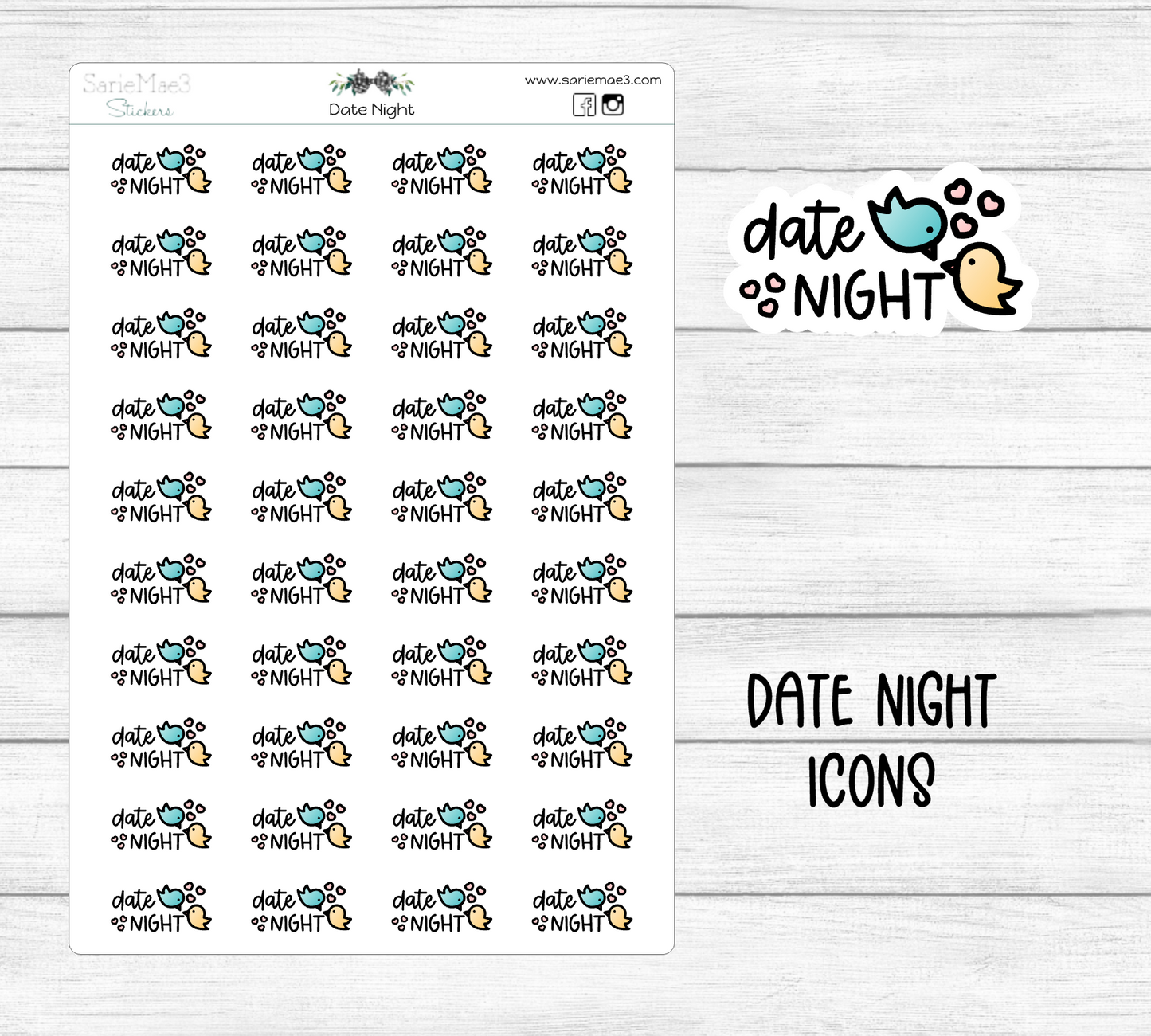 Date Night Icons