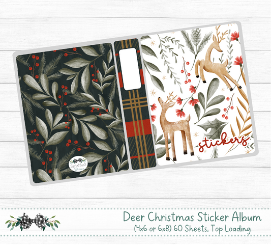 Deer Christmas Sticker Album