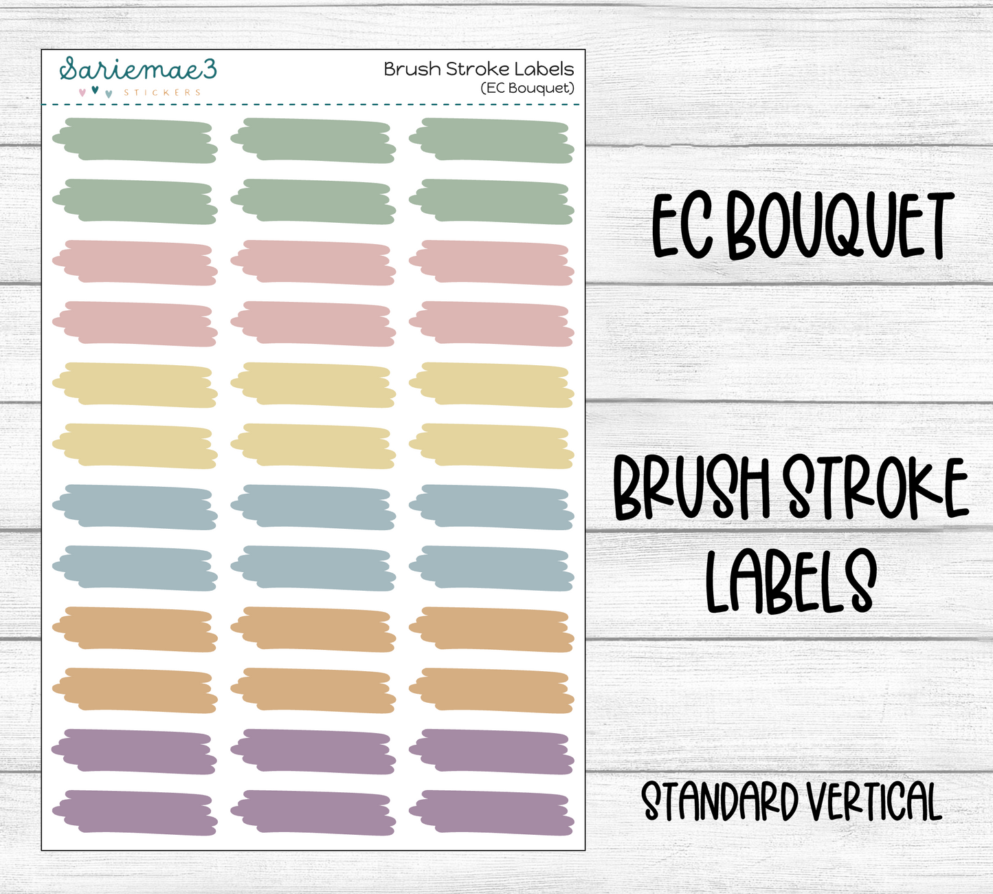 Brushstroke Labels (EC Bouquet)