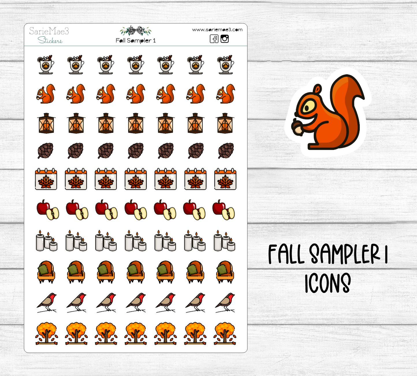 Fall Sampler 1 Icons