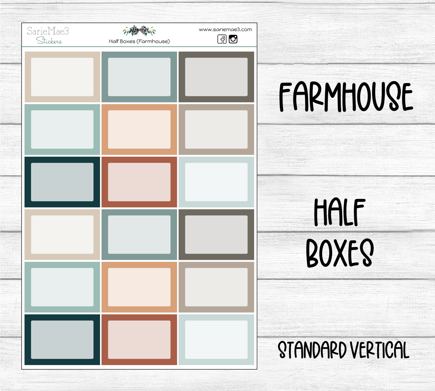 Half Boxes (Farmhouse)