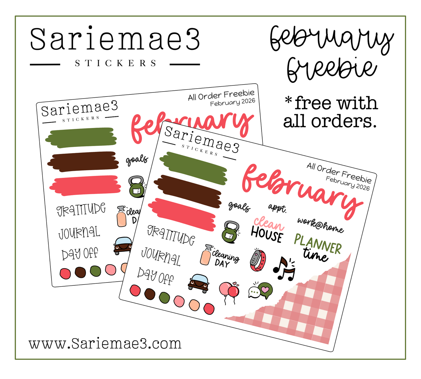 February 2026 Freebie