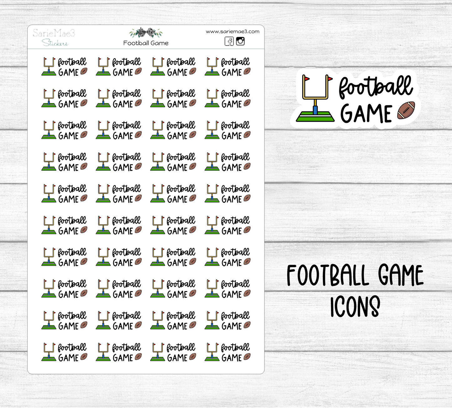 Football Game Icons