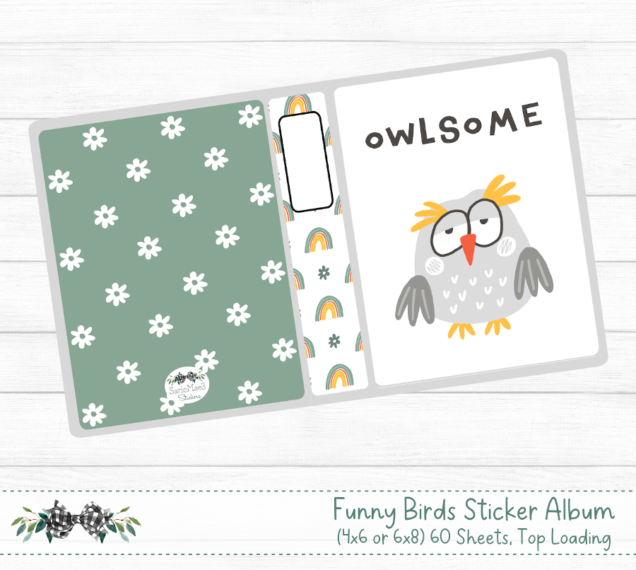 Funny Birds Sticker Album