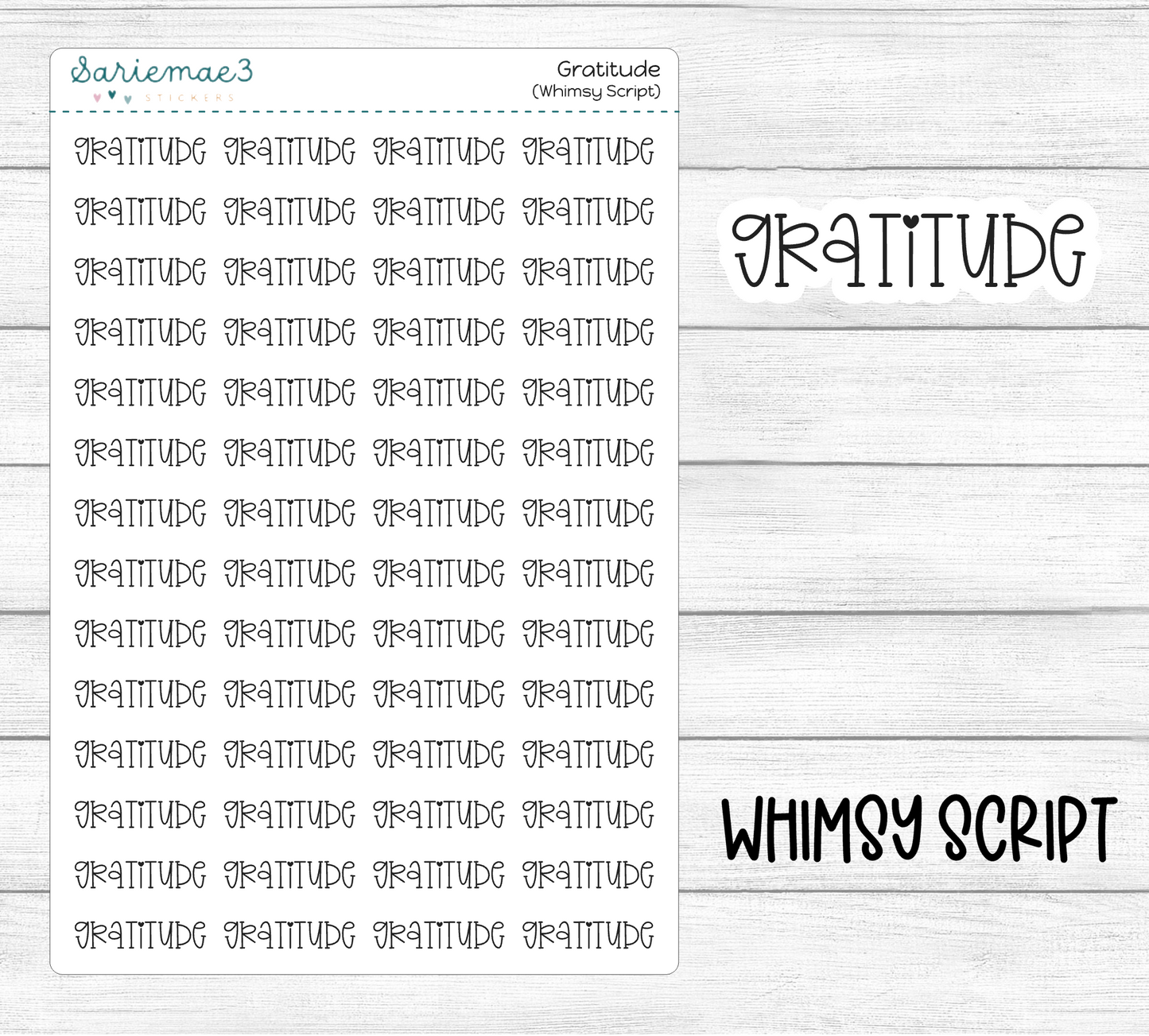 Gratitude (Whimsy)