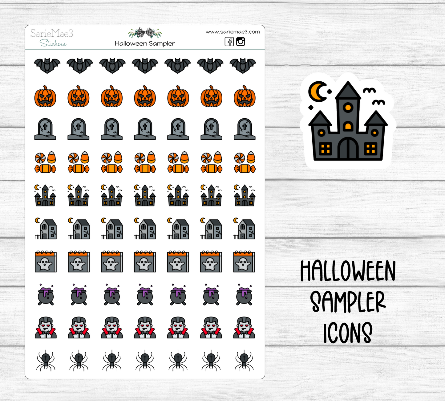 Halloween Sampler Icons