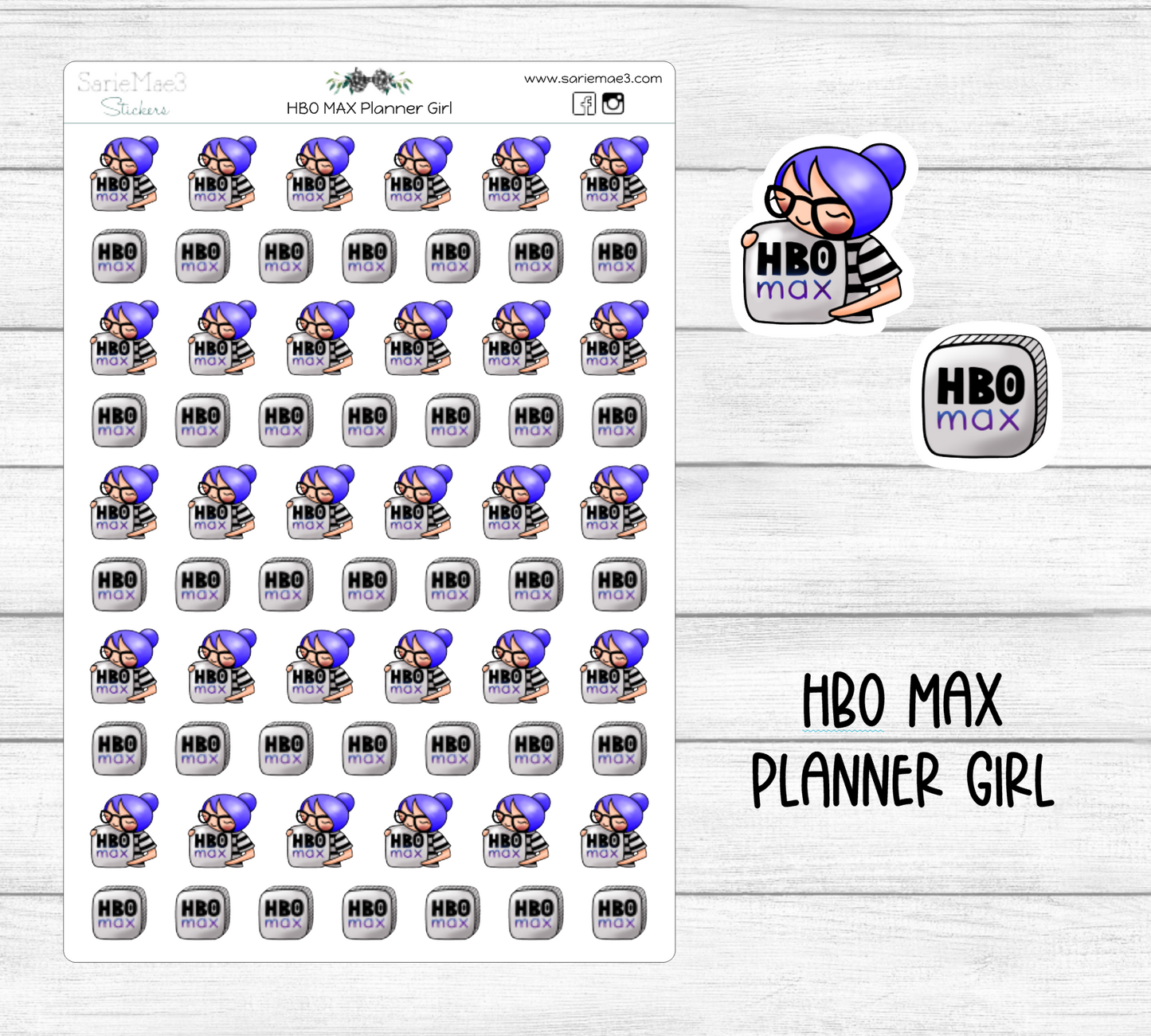HBO Max (Planner Girl)