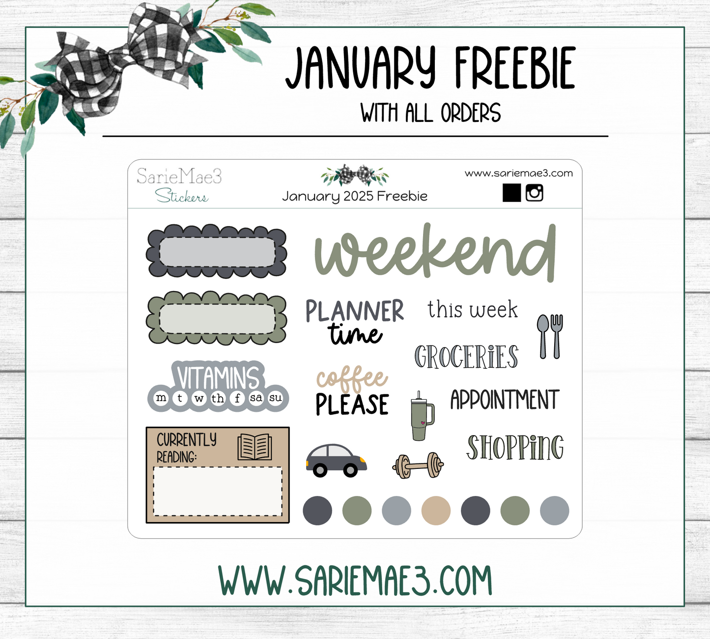 January 2025 Freebie