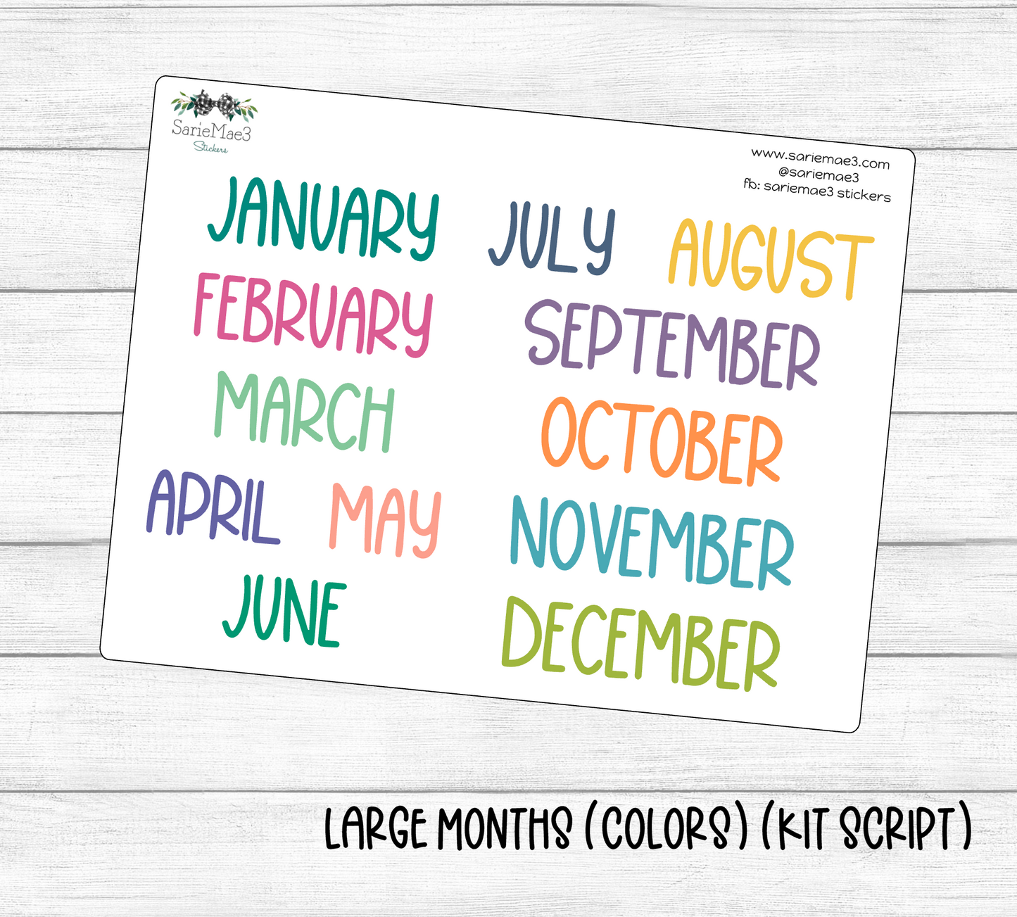 Large Months (EC Colors) (Kit Font)