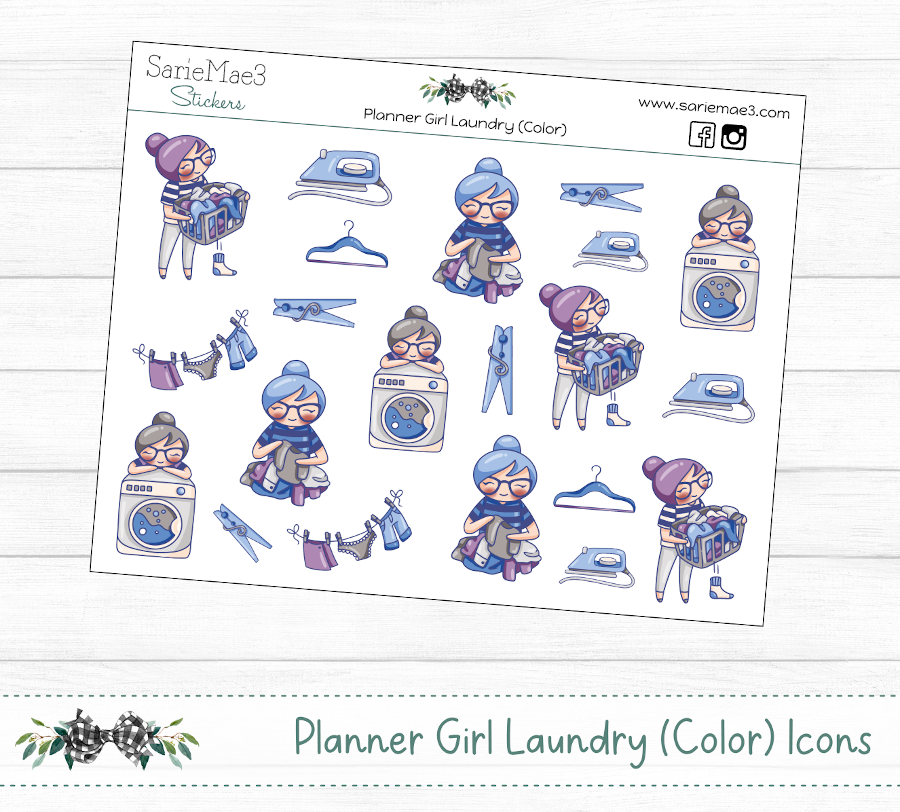 Laundry (Color) (Planner Girl)