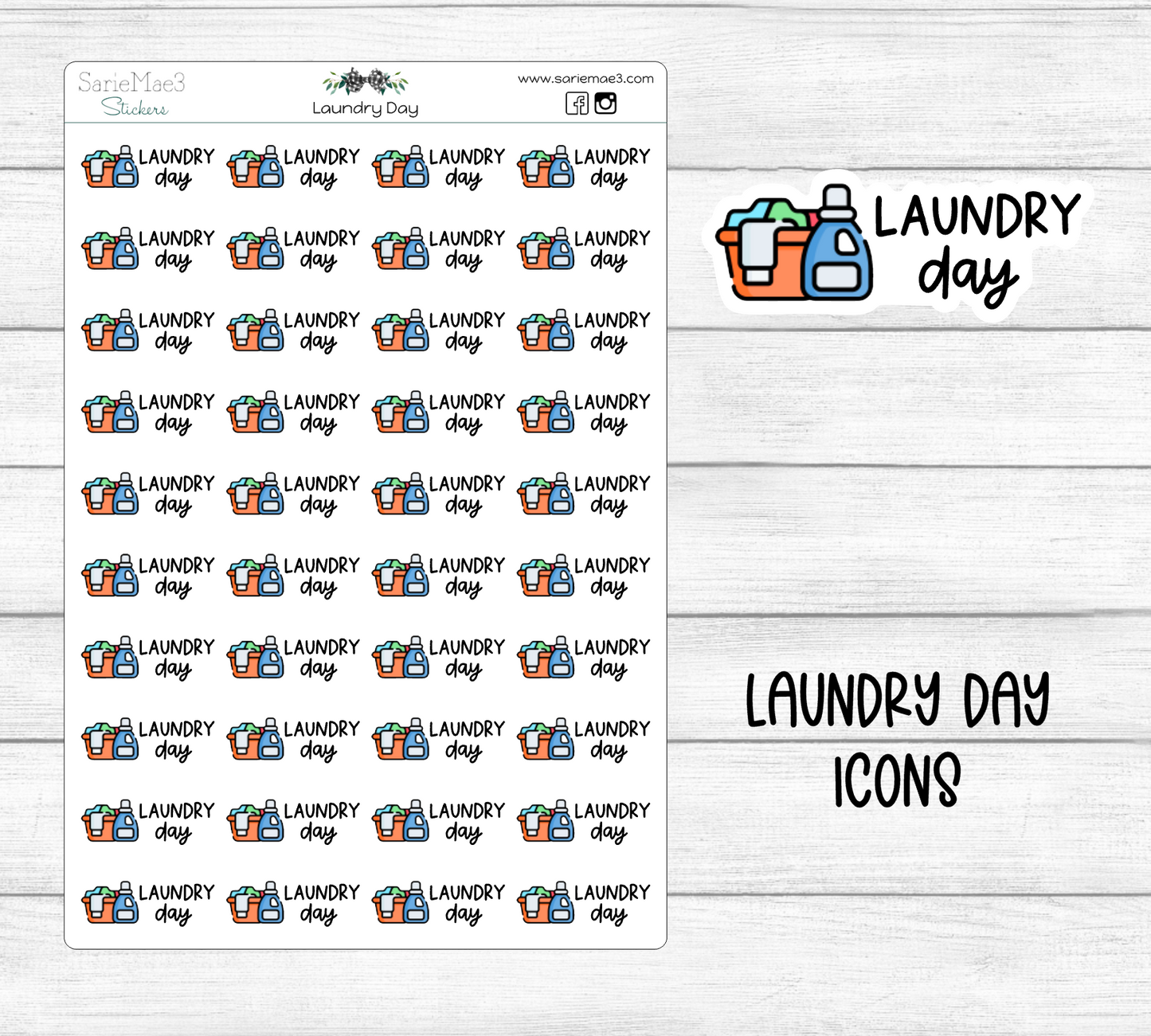 Laundry Day Icons
