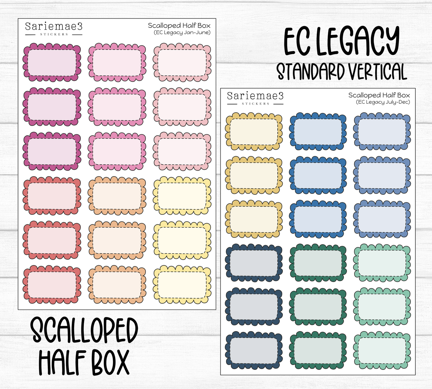 Scalloped Half Boxes (EC Legacy)