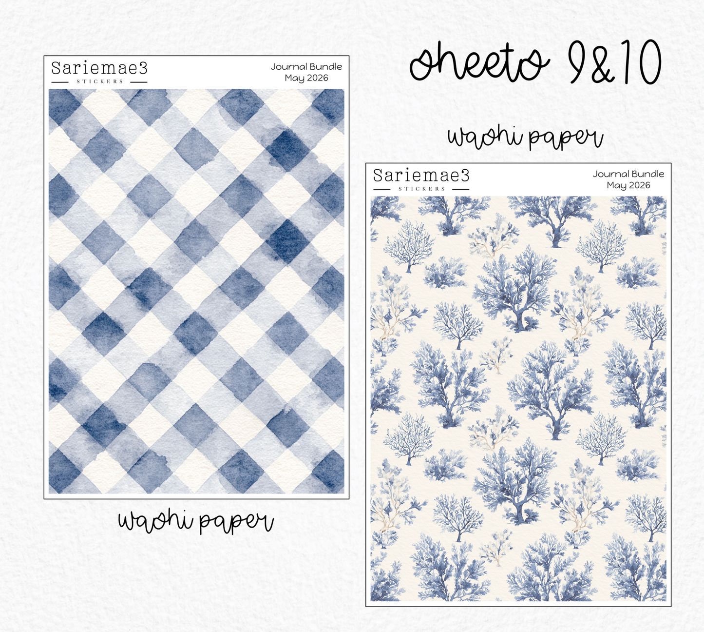 May Journal Bundle (20% off) LIMITED TIME! Available 5/1-5/31