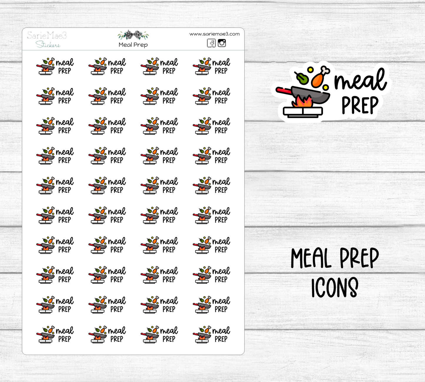 Meal Prep Icons
