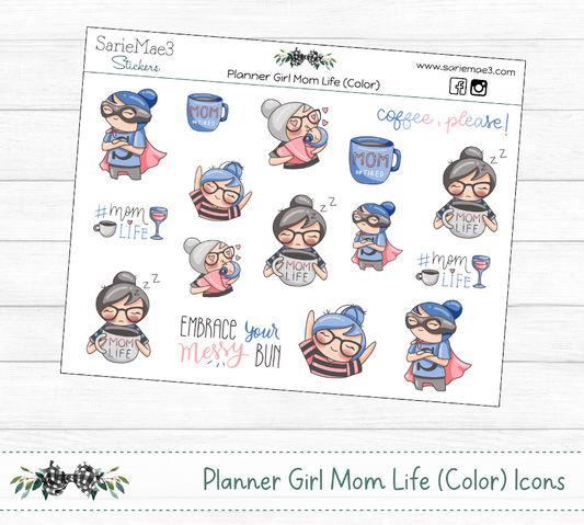Mom Life (Color) (Planner Girl)