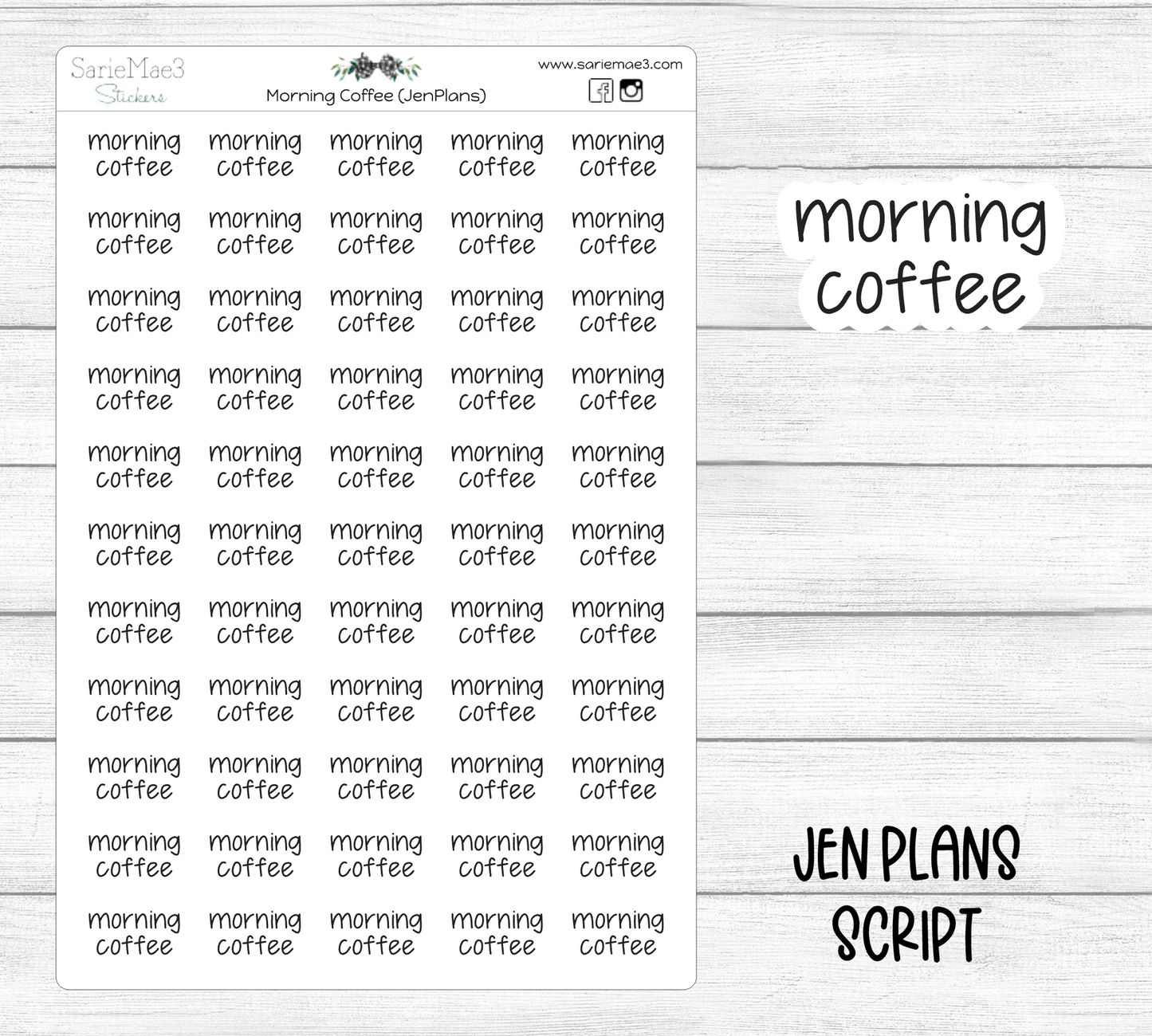 Morning Coffee (JenPlans)