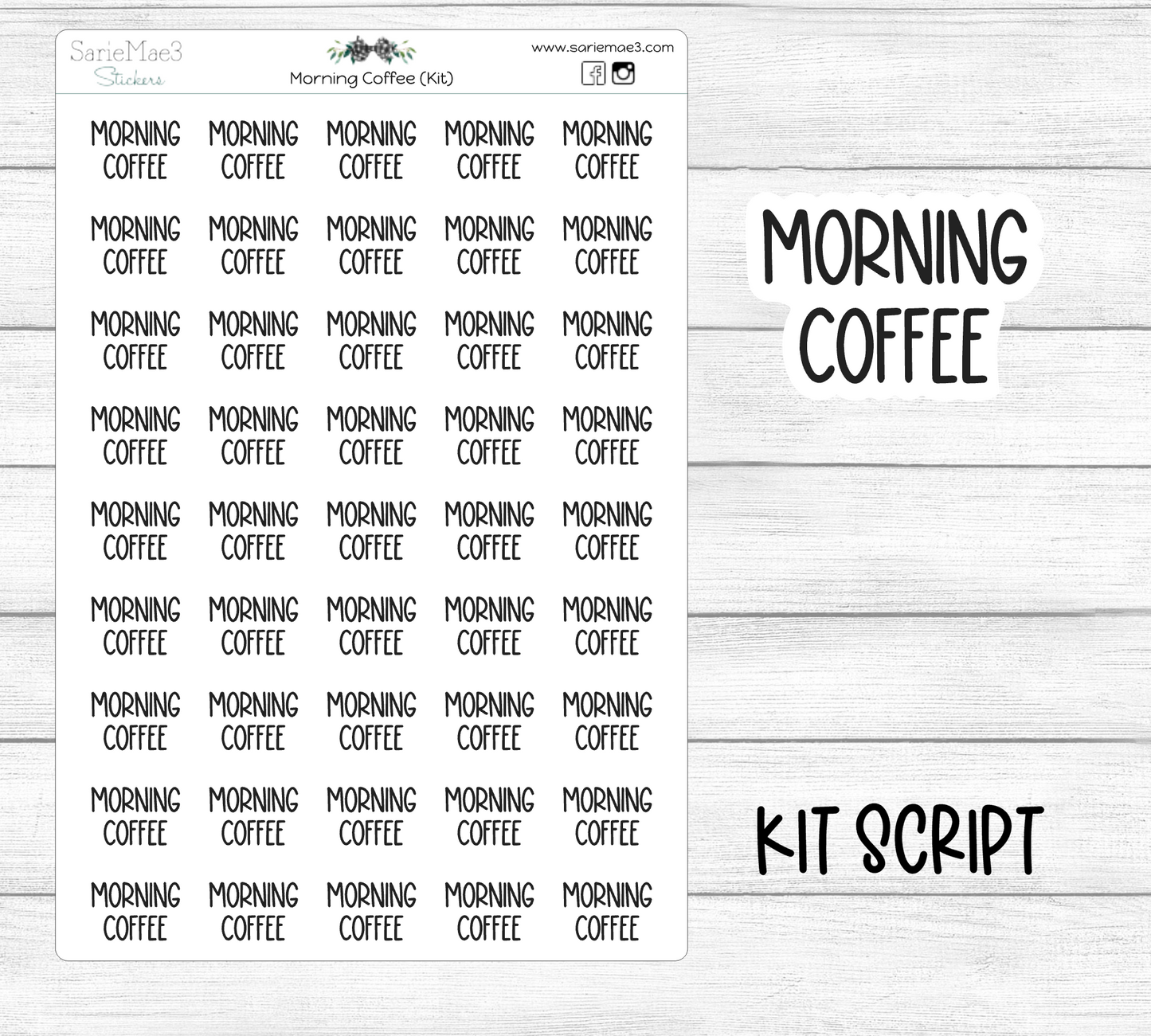 Morning Coffee (Kit Font)