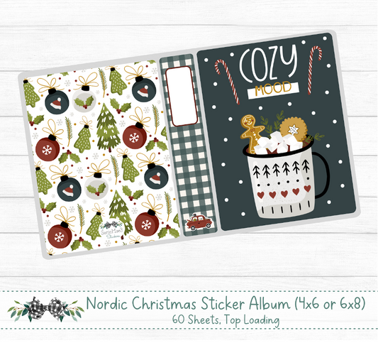 Nordic Christmas Sticker Album