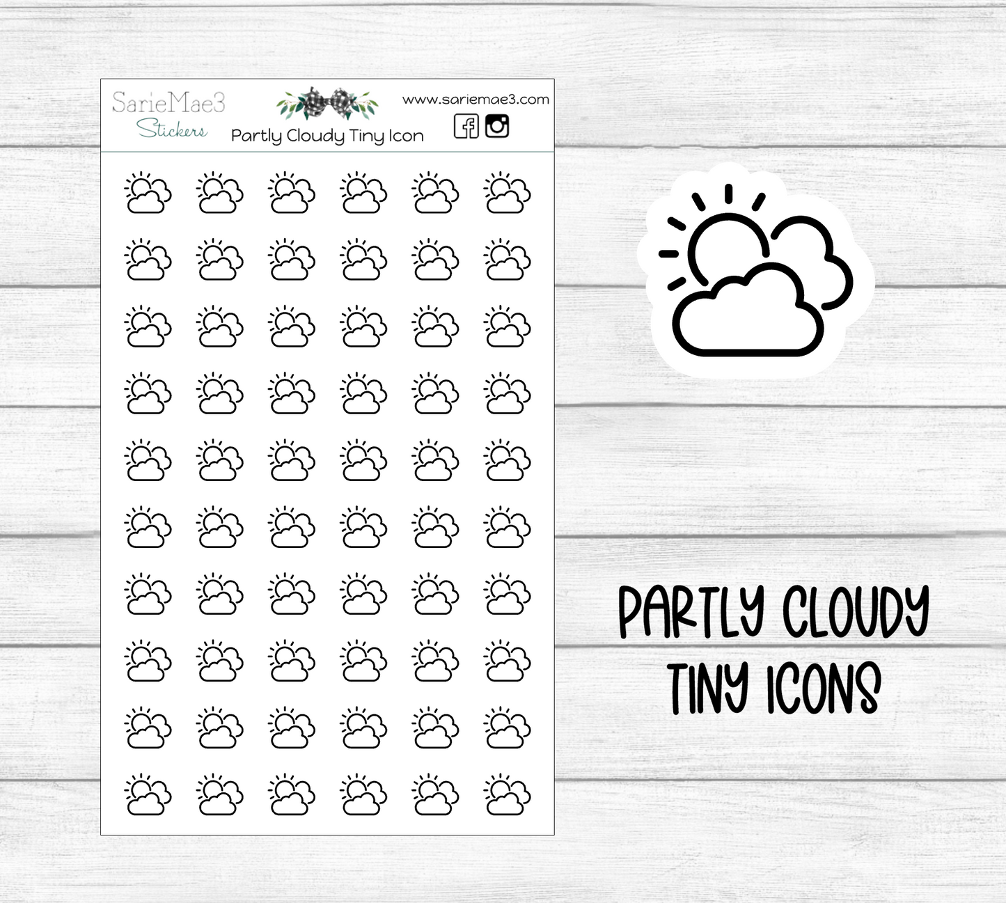 Partly Cloudy Tiny Icons