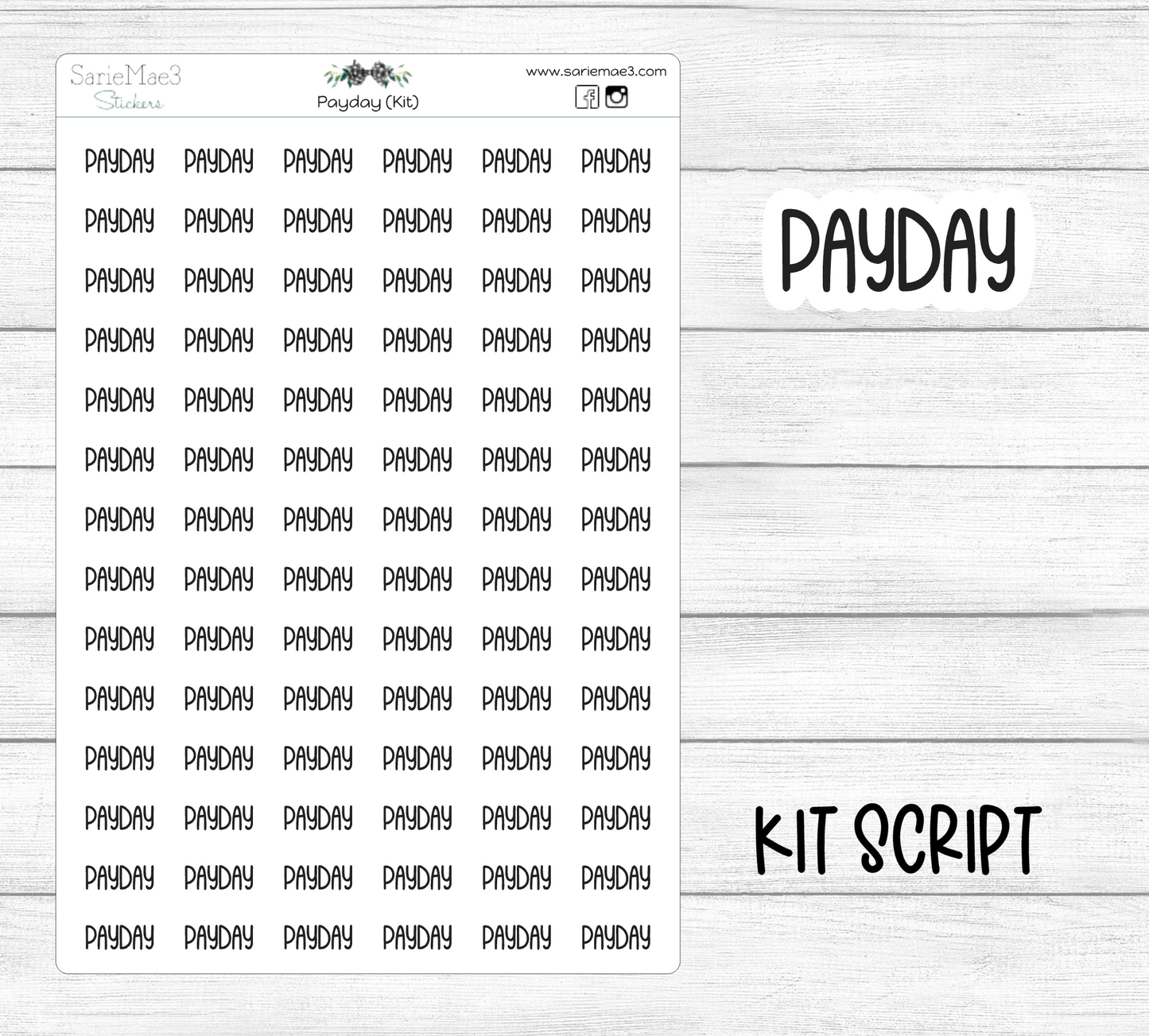 Payday (Kit Font)