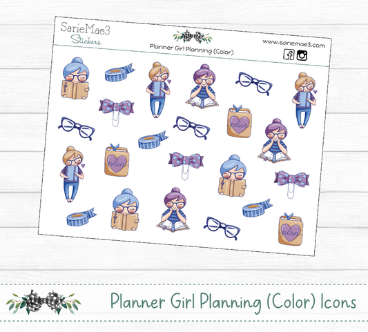 Planning (Color) (Planner Girl)