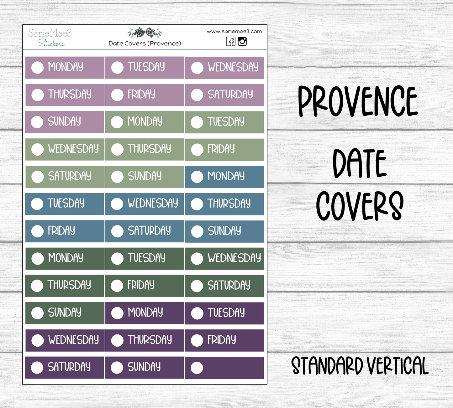 Date Covers (Provence)