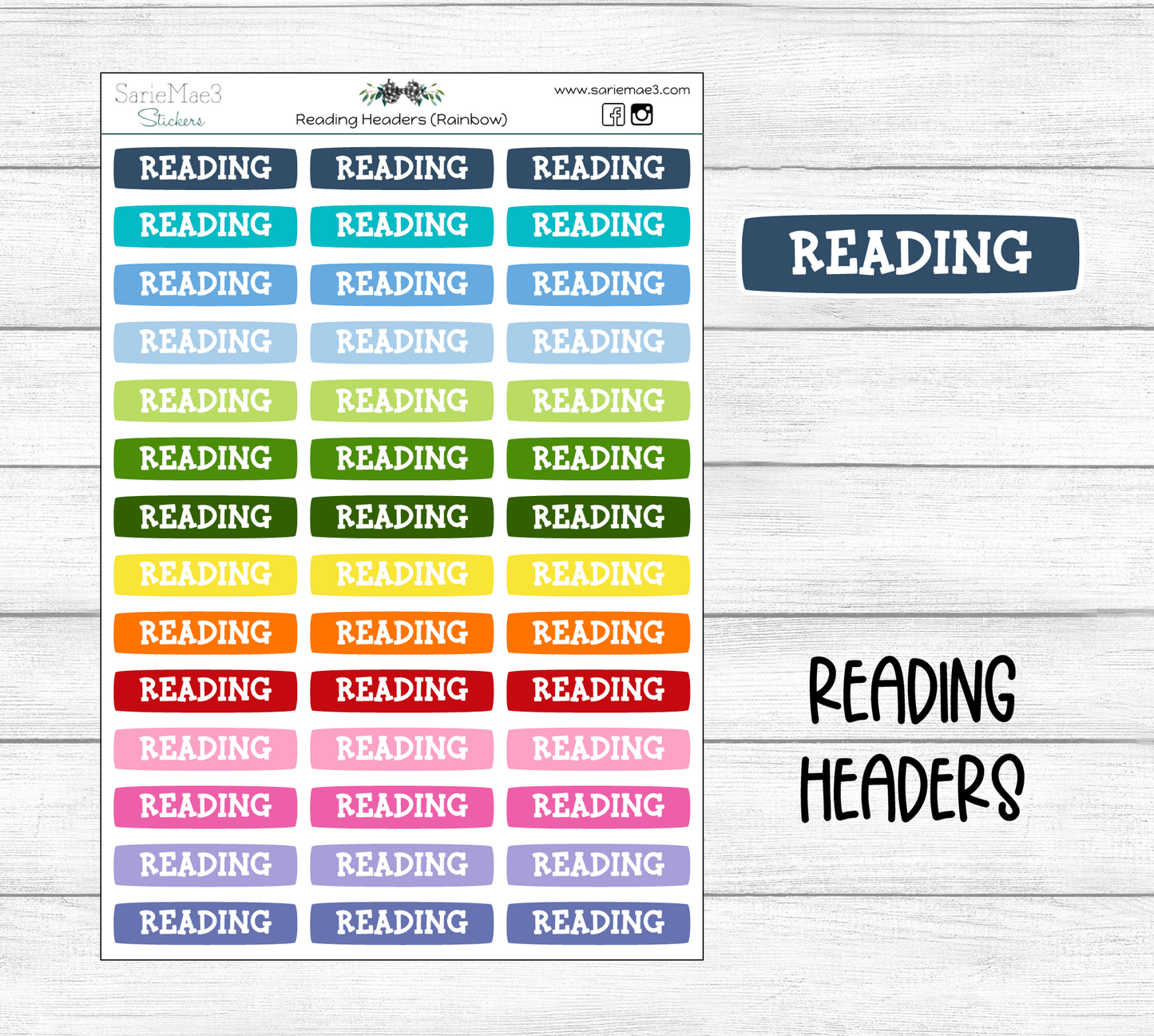 Reading Rainbow Header