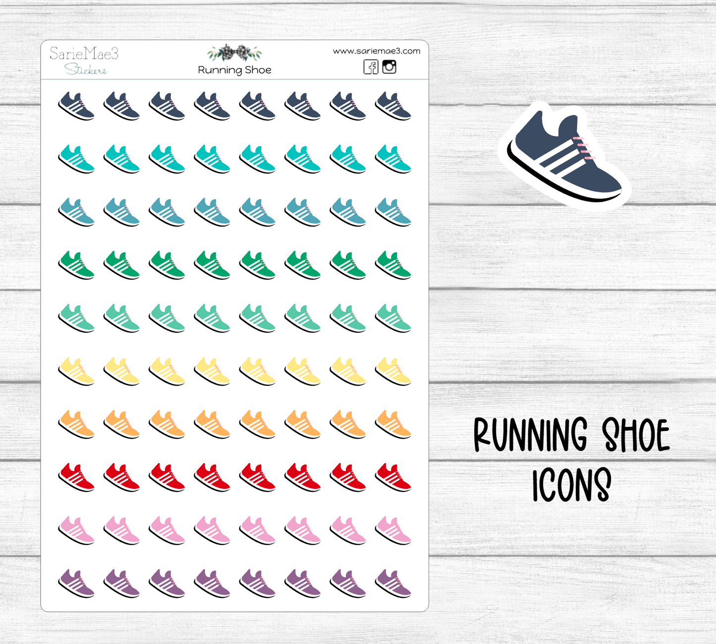Running Shoe Icons