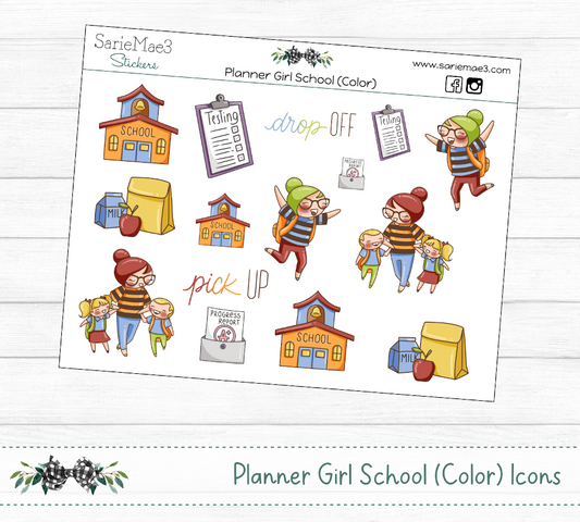 School (Color) (Planner Girl)