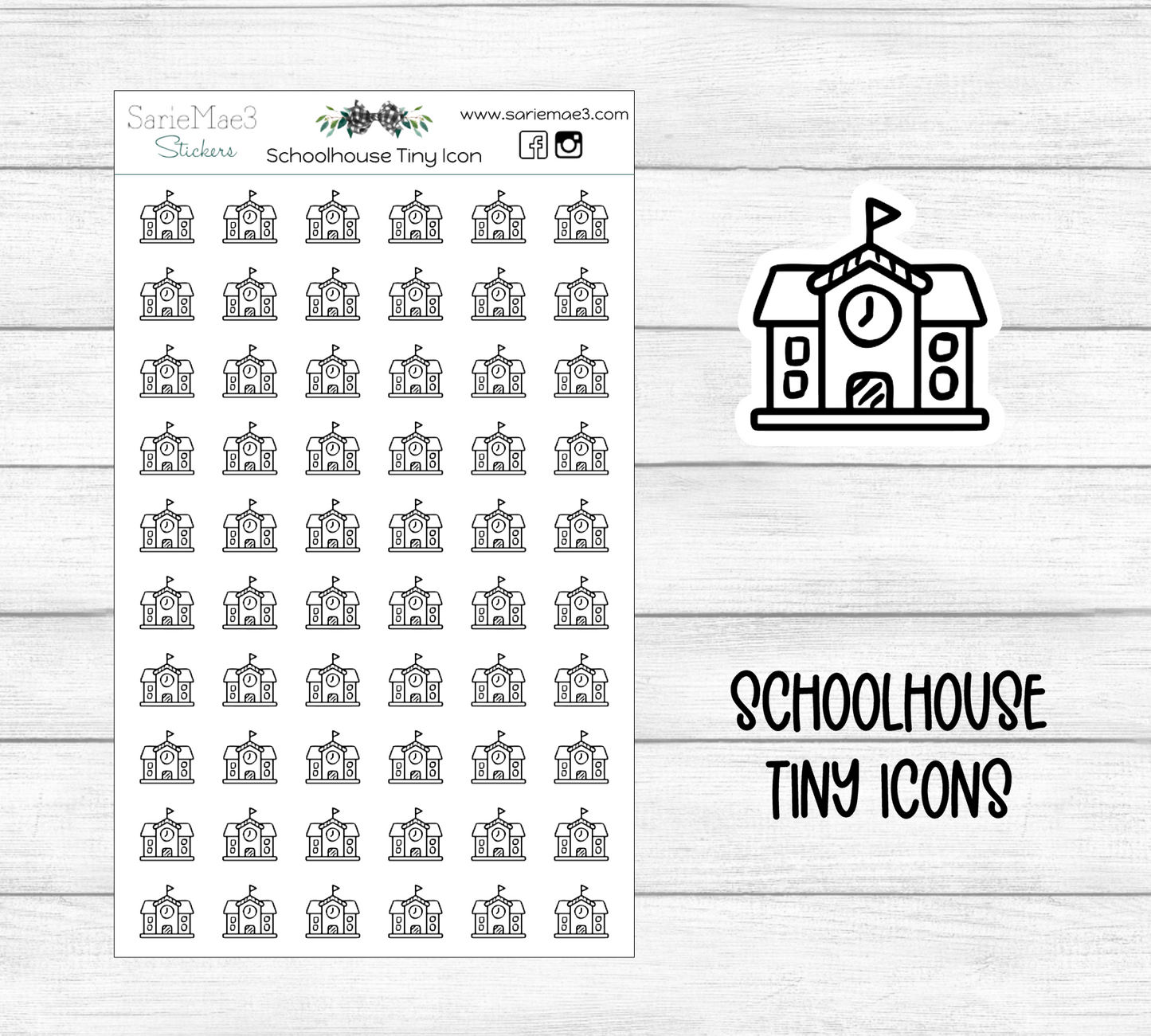 Schoolhouse Tiny Icons