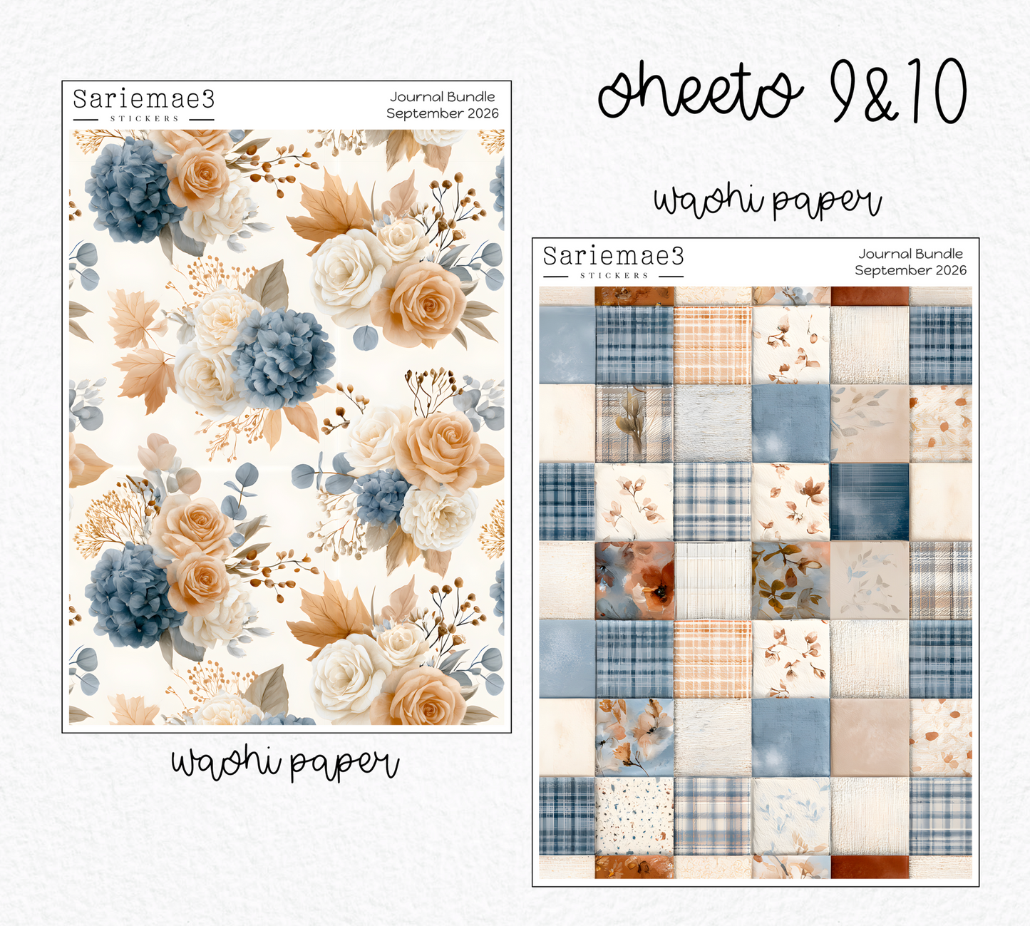 September Journal Bundle (20% off) LIMITED TIME! Available 8/1-8/31