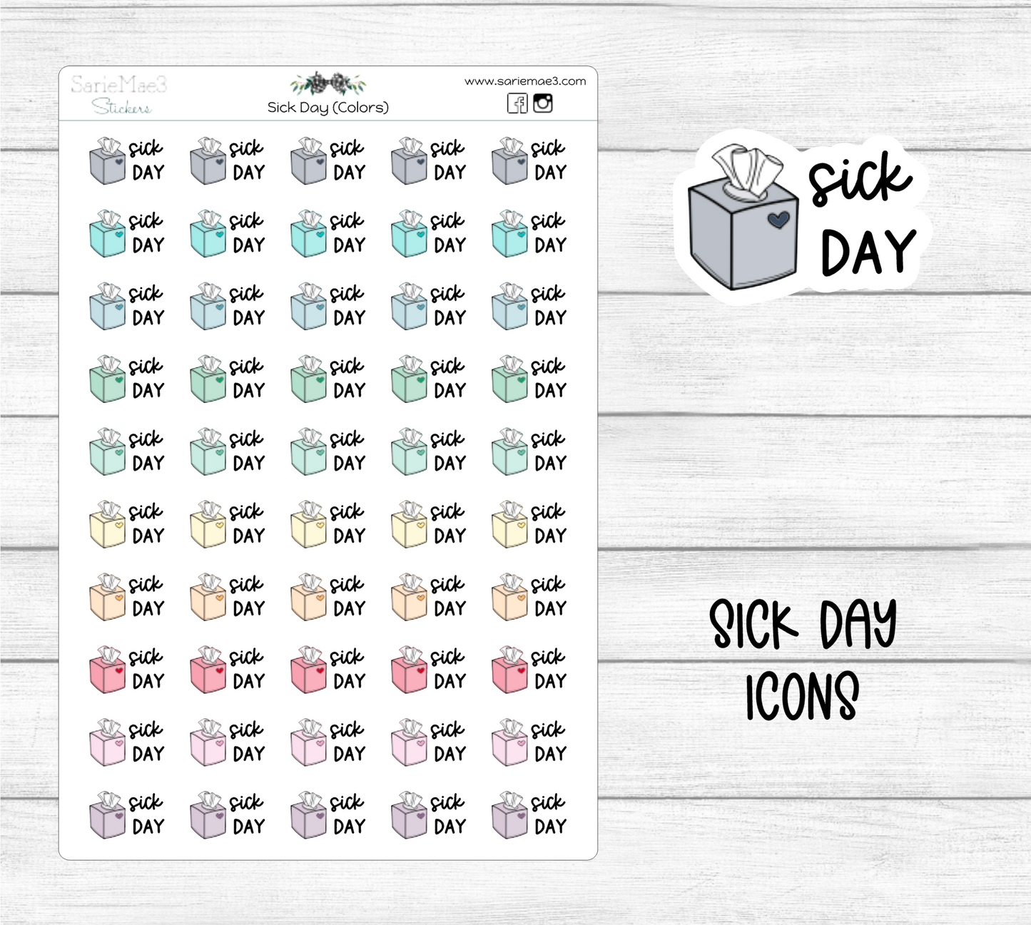 Sick Day Icons