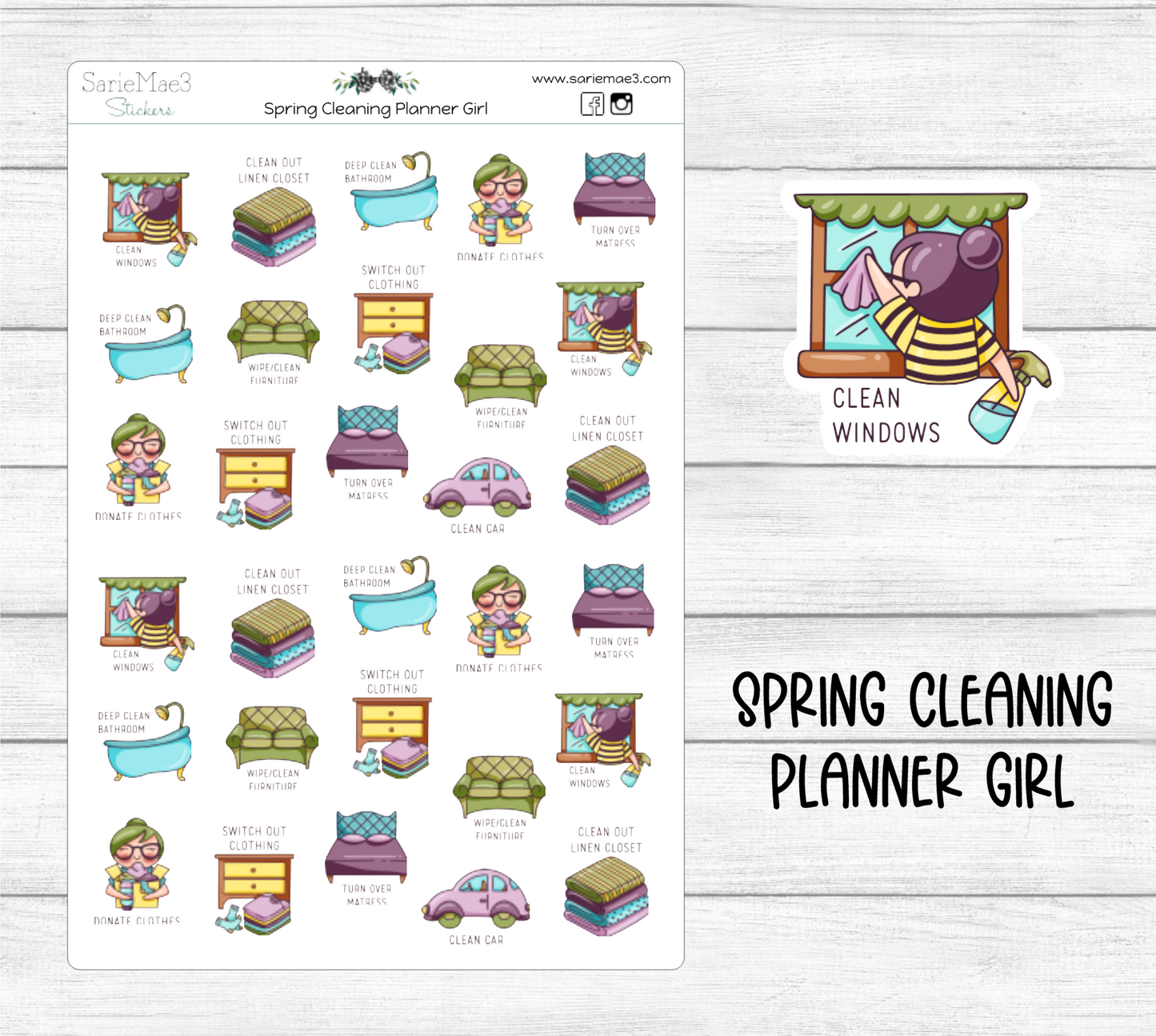 Spring Cleaning (Planner Girl)