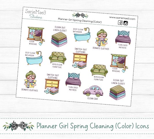 Spring Cleaning (Color) (Planner Girl)