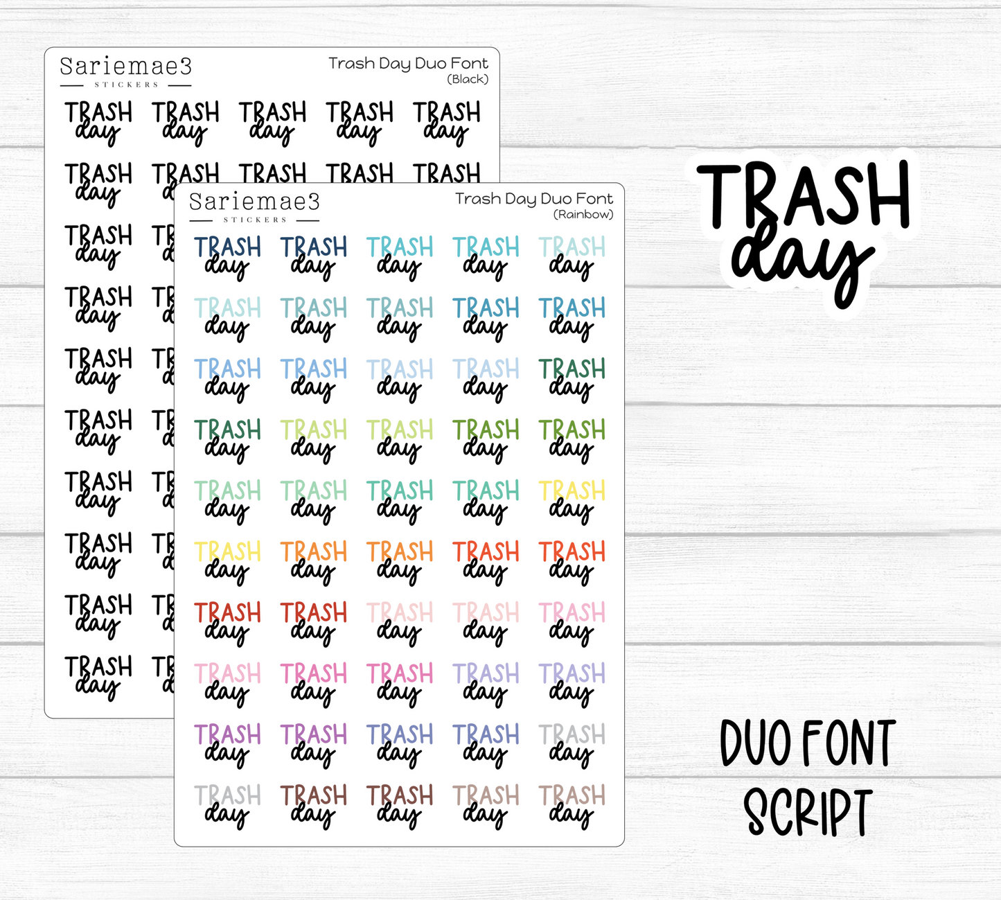 Trash Day (Duo Font)