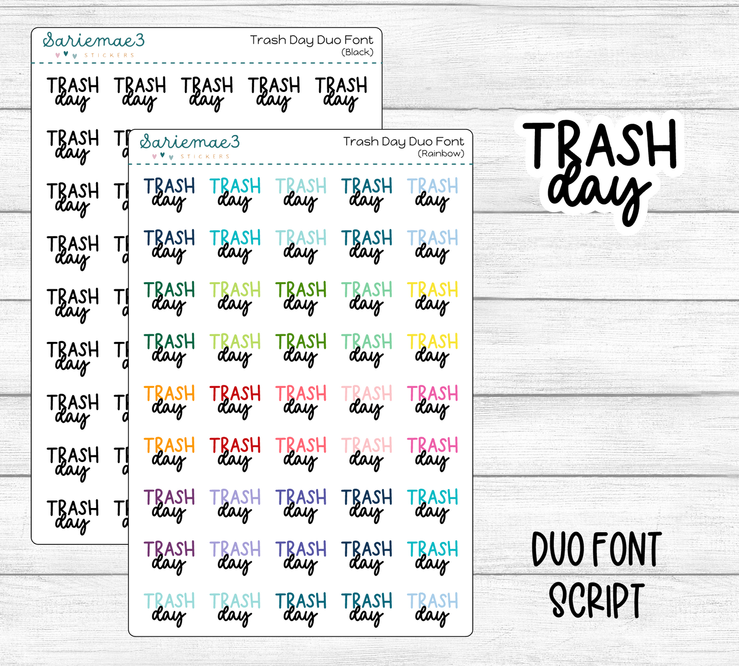 Trash Day (Duo Font)