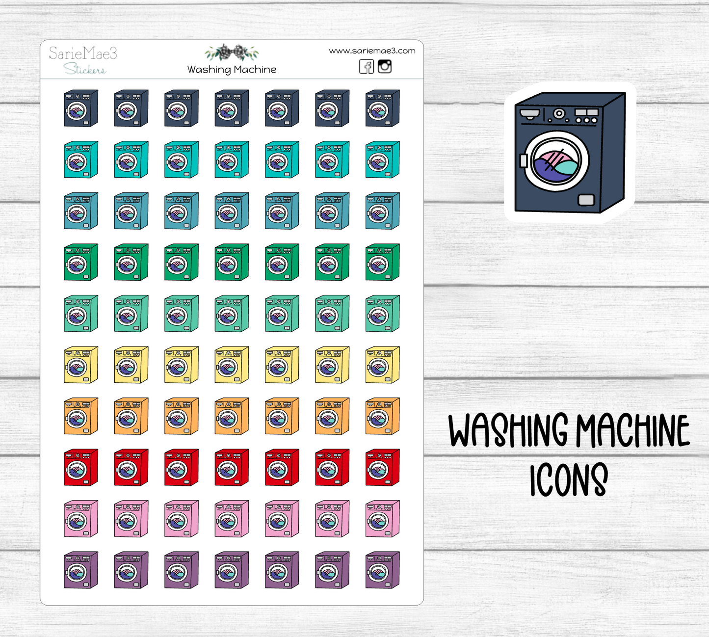 Washing Machine Icons