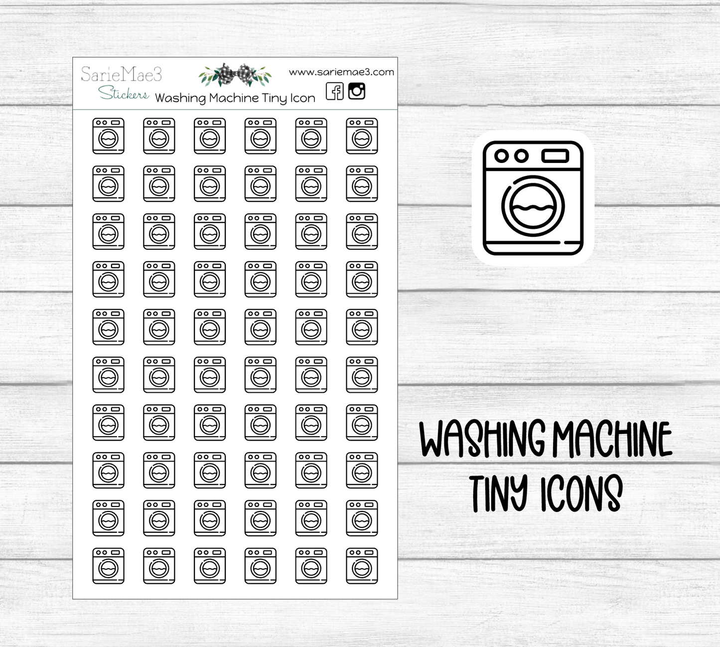 Washing Machine Tiny Icons